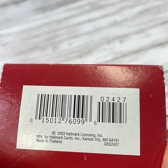 HALLMARK “In Excelsis Deo” 2003 vintage Christmas ornament ceramic - Picture 5 of 7